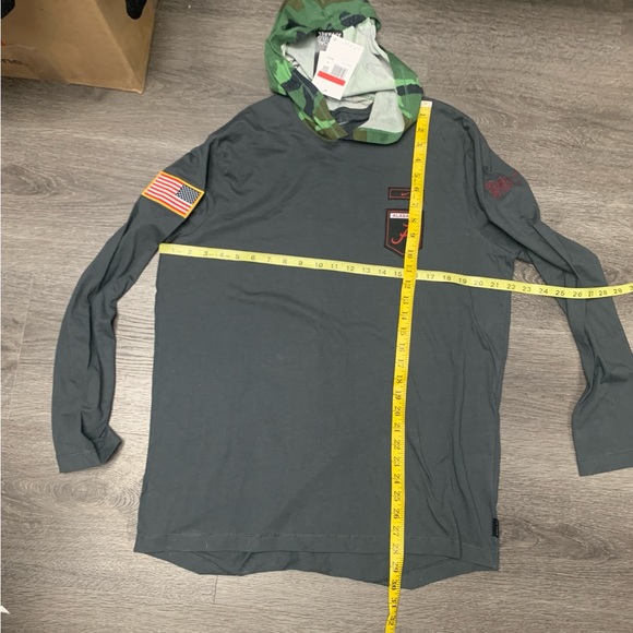 Alabama Crimson Tide Hoodie Tee Nike Salute To Service Men’s Size Large NWT - Picture 9 of 9